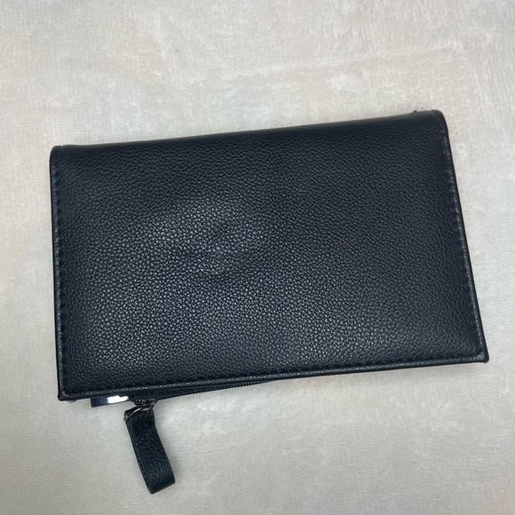Jessica Simpson Frankie Double Gusset Bi Fold Wallet Black Large - Picture 3 of 8